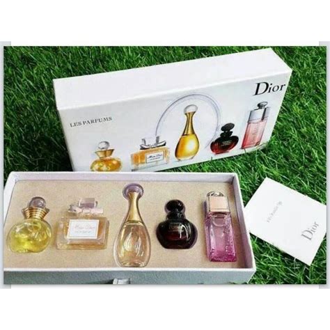 dior miniature perfume set malaysia|christian Dior mini perfume set.